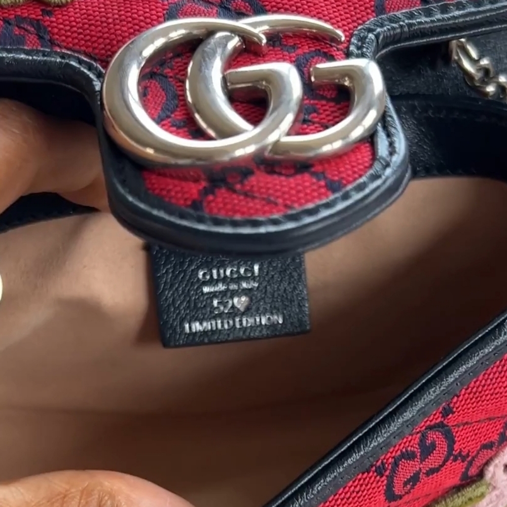 Monogram Multicolor Matelasse Diagonal Floral Emb… - image 5